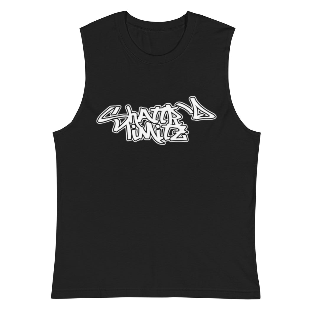 Graffiti font Muscle Tank